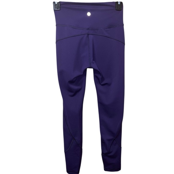 Lululemon In Movement Crop Leggings – Aeon Purple – Size 4 - Picture 2 of 4